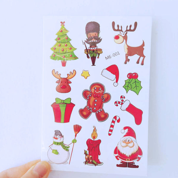 Tatuajes Temporales Navideños y Año Nuevo para Niños - Image 4