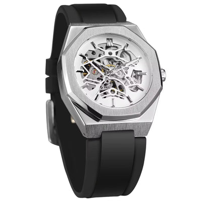 Reloj Automático Mecánico con Correa de Caucho - Image 10