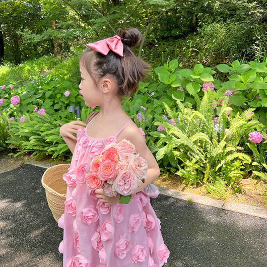 Vestido Infantil con Tirantes Ajustables Estilo Dulce - Image 4