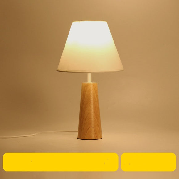 Lámpara de Noche de Madera Maciza para Dormitorio