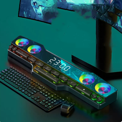 Parlante Bluetooth Estéreo Portátil con Subwoofer Potente