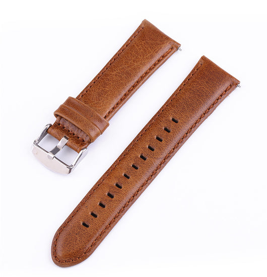 Correa de Cuero Genuine para Smartwatch - Patrón Crazy Horse Premium - Image 16