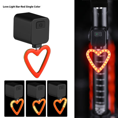 Luz Trasera LED para Bicicleta con Indicador de Seguridad Nocturna - Image 8