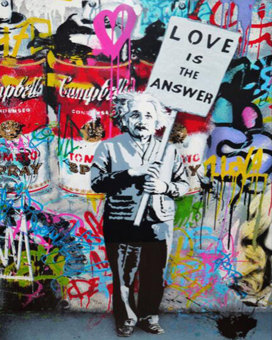 Cuadro Mural Graffiti Banksy Óleo Digital para Sala y Dormitorio - Image 23