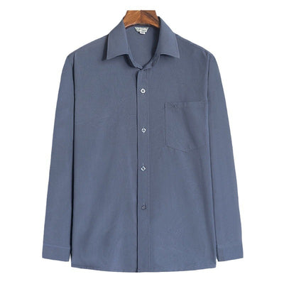 Camisa Casual Suelta de Manga Larga para Hombre - Image 3