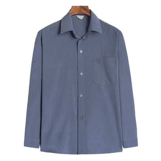 Camisa Casual Suelta de Manga Larga para Hombre - Image 3