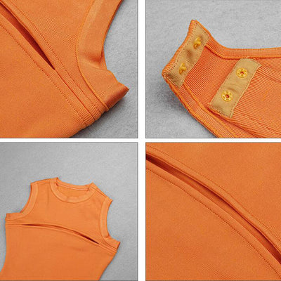 Jumpsuit Mujer Verano Cuello Redondo Sin Mangas Color Liso - Image 16