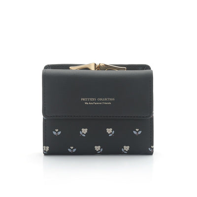 Billetera Compacta para Monedas y Tarjetas con Diseño Estampado PU - Image 8