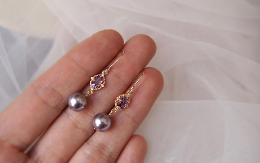 Aretes de Ametista Sueño Otoñal - Colección Exclusiva - Image 6