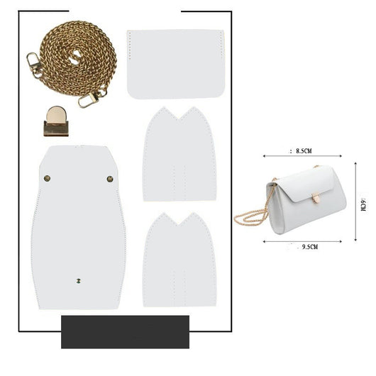 Bolso Bandolera Cuadrado Pequeño con Cadena Sensual - Multiuso para Mujer - Image 17