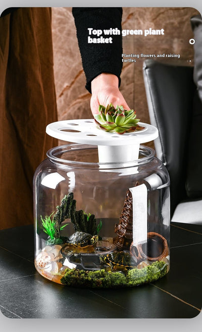 Acuario de Escritorio Ecológico con Alimentador Automático - Image 7