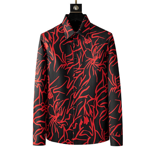 Camisa Suelta Estampada Digital para Hombre - Colección Otoño - Image 4