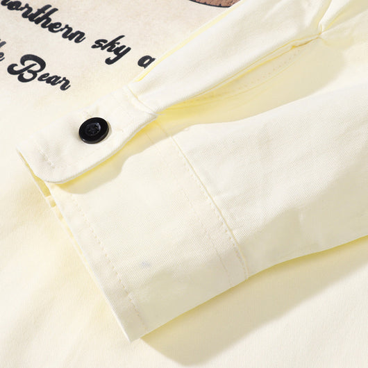 Playera Suelta Street Design con Estampado Puff Relieve - Image 4