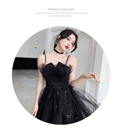 Vestido de Noche Negro Elegante de Diseño Exclusivo - Image 15