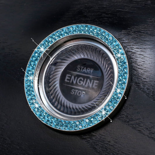 Anillo Decorativo con Diamantes para Botón de Arranque de Auto - Accesorios para Mujeres - Image 23