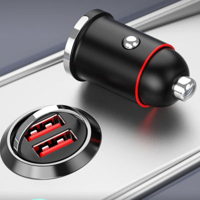 Cargador Vehicular Dual USB de Carga Rápida Invisible - Protocolo Completo - Image 9