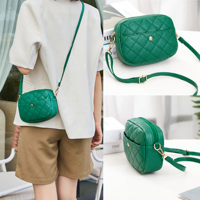 Bolso Bandolera de Hombro Único con Textura Mate