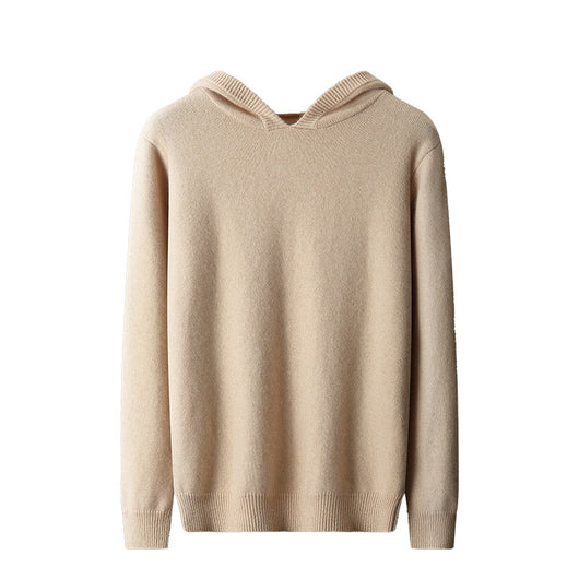 Suéter Hoodie de Cachemira Grueso Holgado para Hombre - Image 2