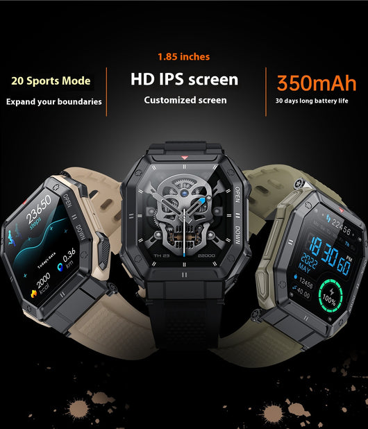 Reloj Inteligente K55 con Llamadas Bluetooth, Monitor Cardíaco y Presión Arterial - Image 9