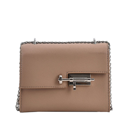 Bolso Diagonal de Mujer con Cadena Texturizada y Diseño Asimétrico - Image 4