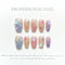 Uñas Postizas de Verano Artesanales - Diseño Dulce y Elegante