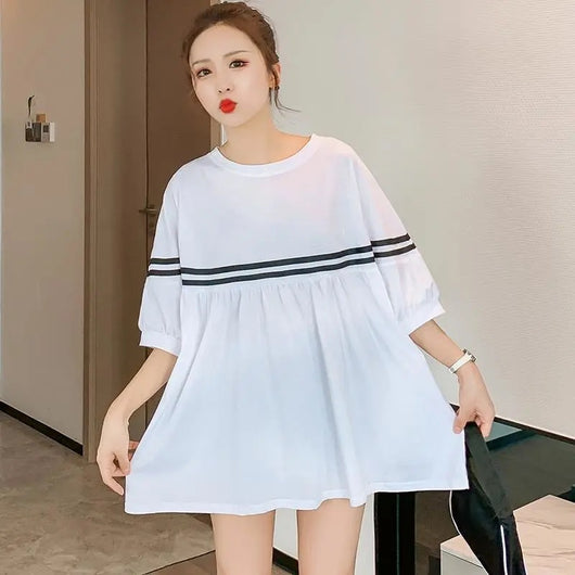 Blusa Suelta de Manga Corta para Verano - Diseño Cómodo y Favorecedora - Image 3