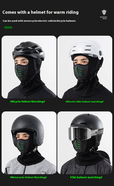 Pasamontaña Térmico Deportivo - Máscara Facial Fleece para Moto y Ciclismo - Image 10