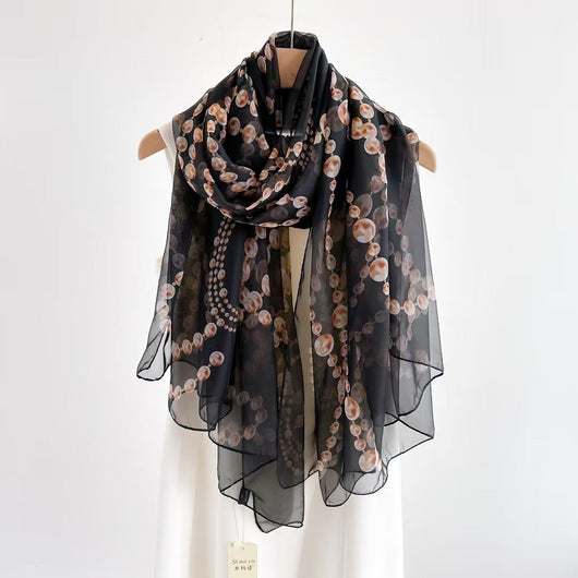 Pañuelo Largo Estampado Versátil para Mujer - Image 17