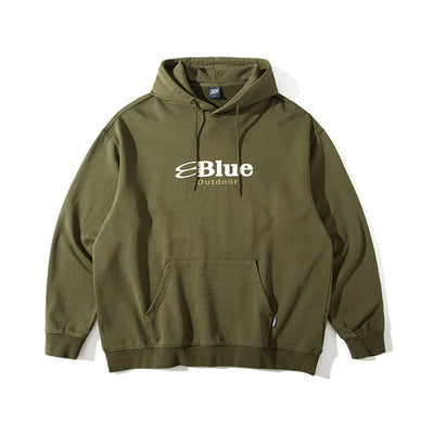 Sudadera con Capucha Vintage Lavada para Parejas - Image 9