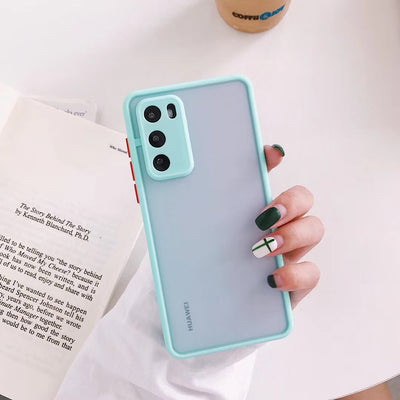 Funda Protectora Huawei con Bordes Reforzados y Diseño Bicolor - Image 4