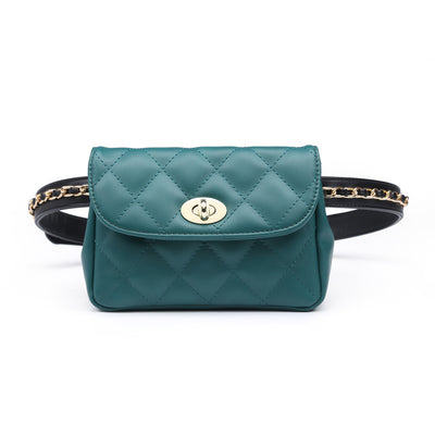 Bolso Crossbody Rombo con Cadena - Perfumero de Moda Compacto - Image 11
