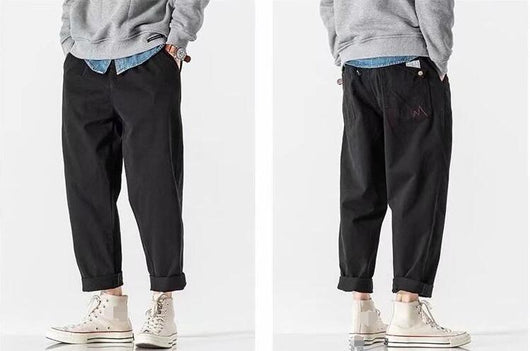 Overoles Retro Talla Grande para Hombre - Estilo Suelto y Versátil - Image 13