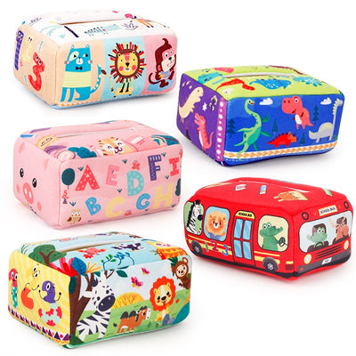 Caja de Juguete con Cordón de Tela para Papel Secante Infantil - Image 5