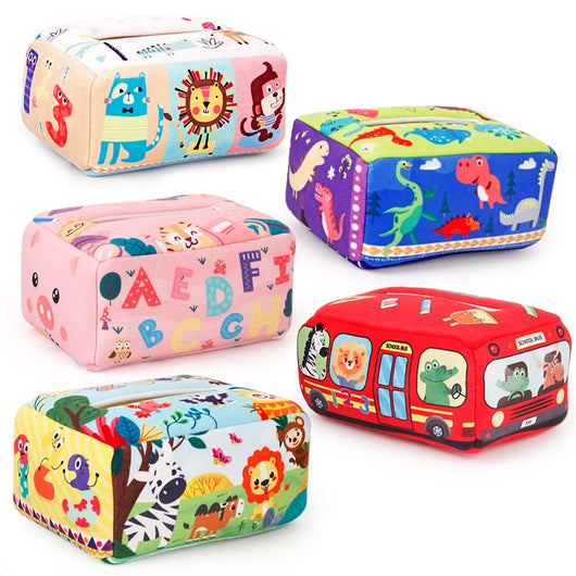 Caja de Juguete con Cordón de Tela para Papel Secante Infantil - Image 5