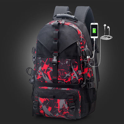 Mochila de Senderismo Impermeable Oxford - Resistente y Versátil - Image 11