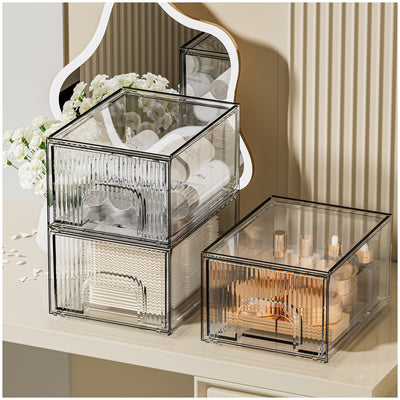 Organizadores de Acrílico Transparente Apilables - Cajones para Maquillaje, Cocina y Hogar - Image 7