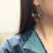 Earrings High-end Designer Niche Contrasting Color Earrings Ear Clips Ear hook