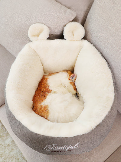 Casa para Gatos y Perros Pequeños - Diseño Creativo con Orejas - Image 8