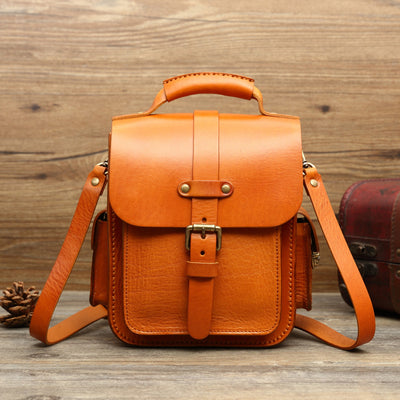 Mochila Retro Artesanal con Bandolera Diagonal - Image 14