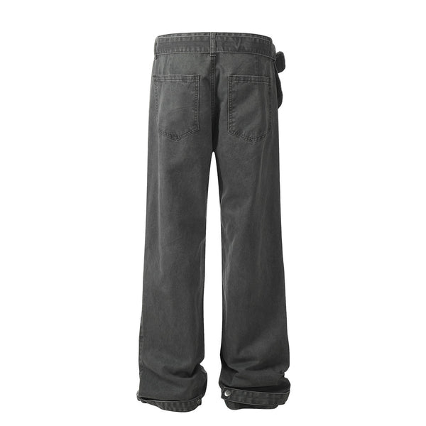 Pantalones Denim Holgados Tácticos para Hombre