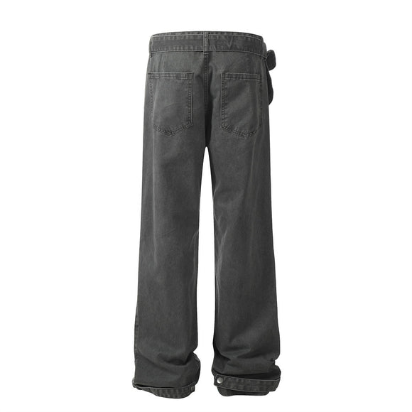 Pantalones Denim Holgados Tácticos para Hombre