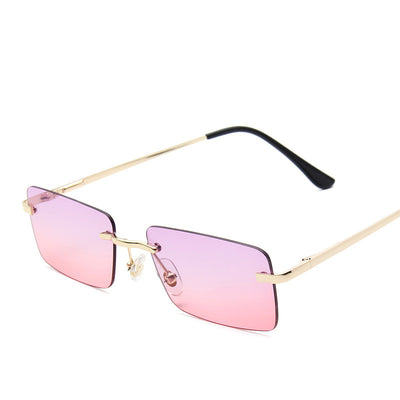 Gafas de Sol Cuadradas sin Marco para Mujer - Image 17