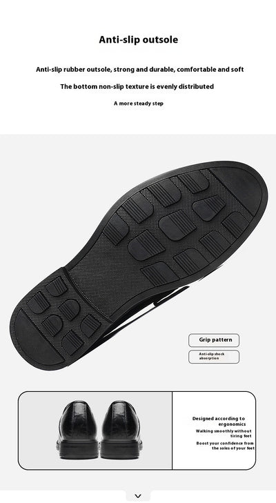Zapatos de Cuero Slip-On Elevados para Negocios Casuales - Image 15