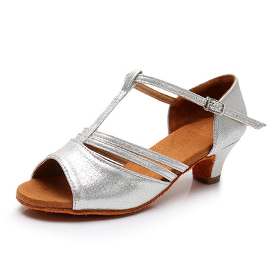 Zapatos de Danza Latina para Niñas Principiantes - Image 4