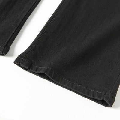 Pantalón Cigarette Retro Cintura Alta Crop Stretch Denim - Image 12