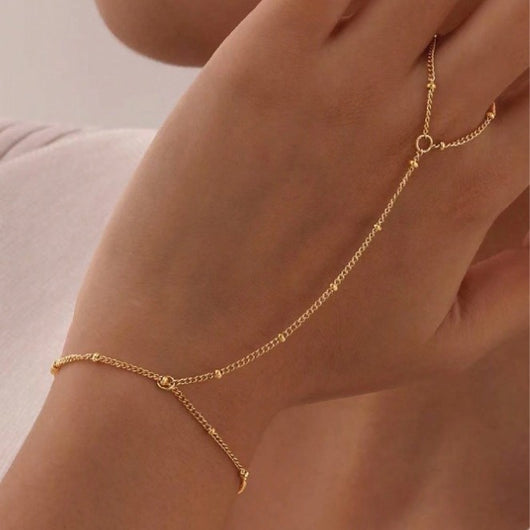 Pulsera Anillo Elegante de Lujo Minimalista - Image 3
