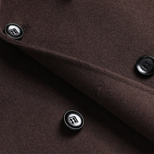 Abrigo de Lana Reversible Hombre - Corte Medio Cálido y Elegante - Image 4