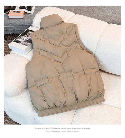 Chaleco Casual de Cuello Parado - Diseño Versátil y Moderno - Image 13