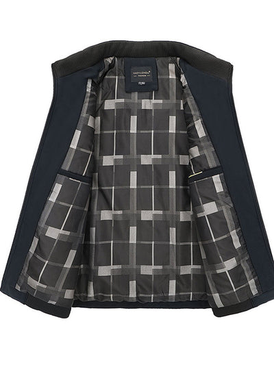 Chaqueta Acolchada Casual Ejecutiva para Hombre con Cuello Alto - Image 9