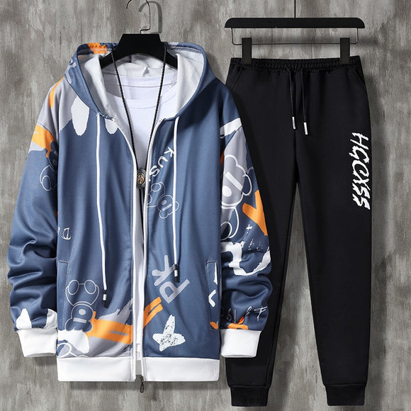 Blazer Casual con Cierre y Estampado para Primavera y Otoño